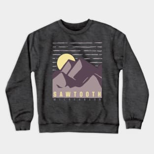 Sawtooth National Forest Pink Granite Crewneck Sweatshirt